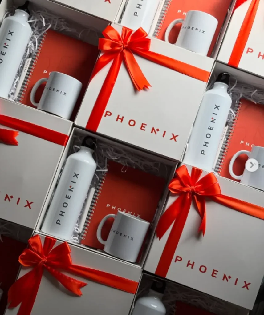 Branded merchandise produced for a client
